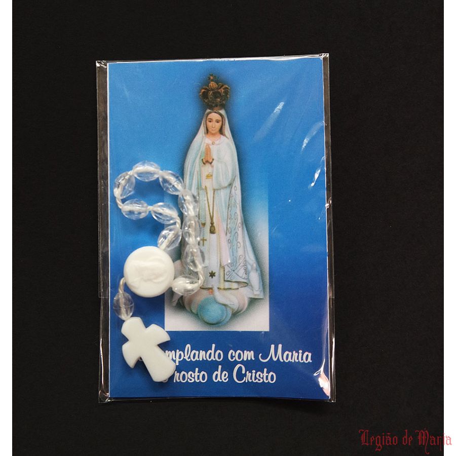 Dezena Terço de Plástico