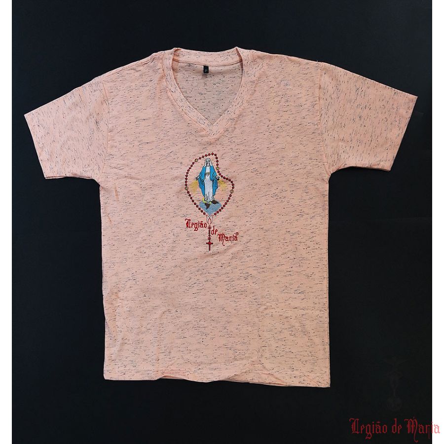 Camiseta Salmão Rajada